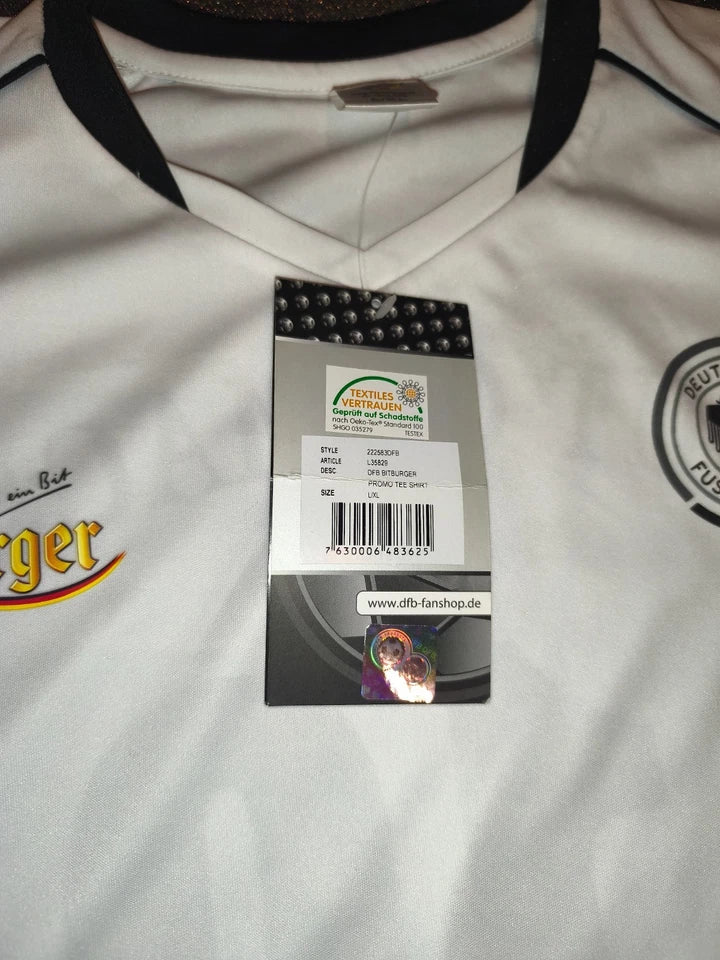 Adidas DFB Germany Bitburger Promo Shirt 1992-2012 Signatures Size L/XL BNWT