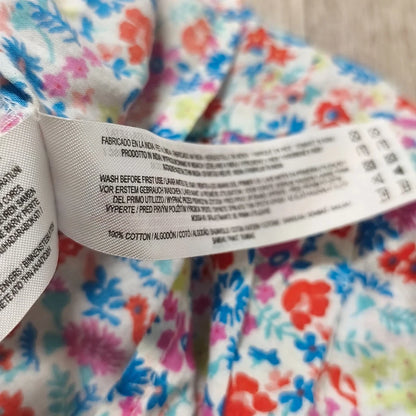 Primark Girls Floral Tiered Sundress Ruffle Strap Cotton Dress Age 6-7 Yrs 122cm
