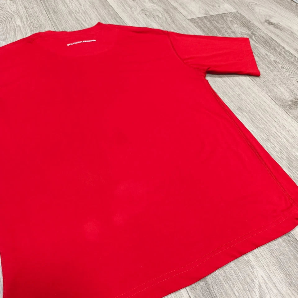 Ferrari Official Product Red Short Sleeve T-Shirt Scuderia Logo Men's S