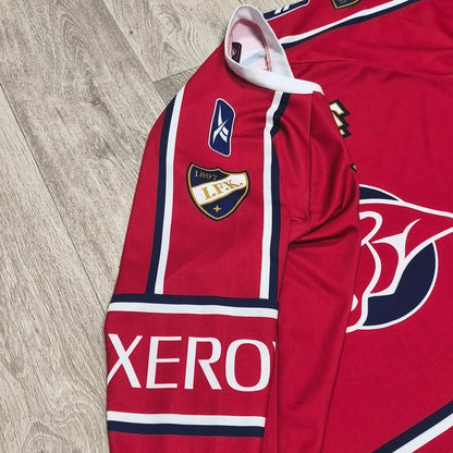 HIFK Helsinki Ice Hockey Jersey KOFF Xerox Reebok KSB Sport Youth Size 150 Red